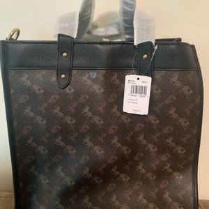 Coach leather tote